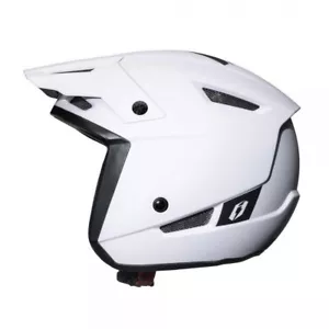 JITSIE HT1 SOLID TRIALS BIKE OPEN FACE HELMET WHITE GREAT QUALITY. NEW FOR 2025 - Picture 1 of 3