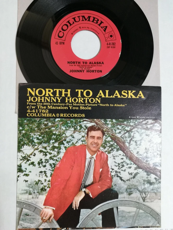 JOHNNY HORTON North To Alaska / The Mansion You Stole 45+ps Columbia 4-41782 PS Foto 1 de 1