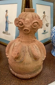 North African Ritual Woman Figure - Pottery Clay Komaland - Picture 1 of 11