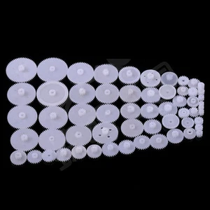 Bolsa de engranajes 58 estilos hágalo usted mismo equipo de plástico para juguetes rack polea gusano engranaje doble individual - Imagen 1 de 7