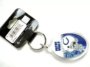 Indianapolis Colts Wincraft NFL Acrylic Helmet Oval Key Ring - Picture 1 of 2