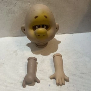 Vtg 4" Zim’s Doll Head w/ Thumbsucker Nose Ear Picker Hands Collectible Crafts - Picture 1 of 7