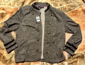 TOMMY HILFIGER WOMEN's GREY BAND JACKET SIZE XL-New With Tag! - Picture 1 of 10