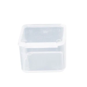 Small Square Clear Plastic Jewelry Storage Boxes Beads for Case Container - Picture 1 of 8