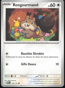 Carte Pokémon Rongourmand 178/197   Flammes Obsidiennes Français - Picture 1 of 2