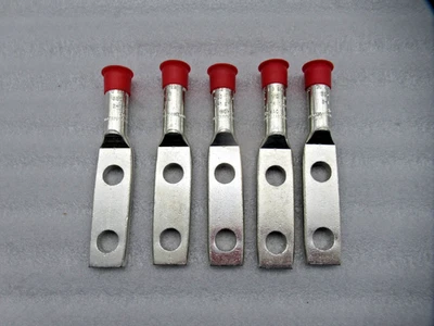 Lot of 5- ABB HOMAC SA 2 NTN Aluminum 2-Hole Compression Lugs SA2NTN - Image 1 of 4
