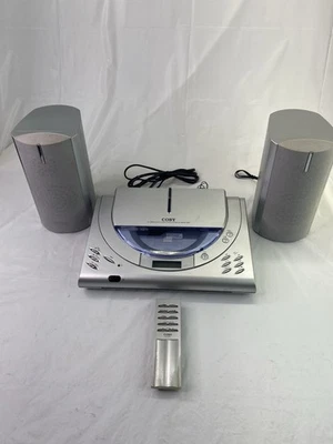 COBY MICRO CD Player Stereo System CX-CD395 Speakers AM/FM Radio Parts/Repair - Image 1 of 4