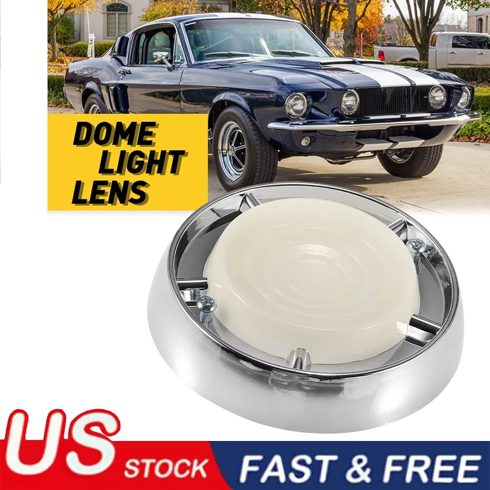 Cubierta de lámpara de lente con bisel de luz de cúpula interior personalizada para Ford Falcon 1961-65 Foto 1 de 4