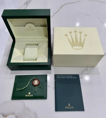 OEM ROLEX OP Oyster Perpetual Date 115234 15200 116000 177200 Watch Box FULL SET - Image 1 of 4
