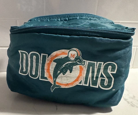 VINTAGE MIAMI DOLPHINS ABC MONDAY NIGHT FOOTBALL INSULATED LUNCH BAG Cover