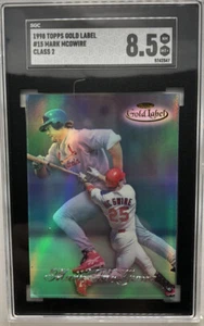 Topps Gold Label 1998 #15 Mark McGwire Clase 2 SGC 8,5 M-MT+ raro 362 - Imagen 1 de 2