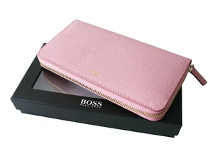 Hugo Boss Cartera/Cartera Inflight Ziparound Rosa con Caja - Imagen 1 de 7
