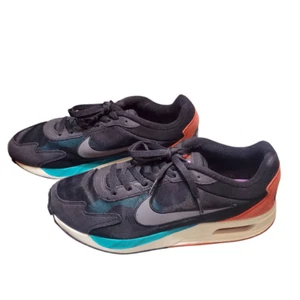 Mens Nike Air Max Solo DX3666-001 Sneakers Black/Jade/Red Low Top Sneakers Shoe - Picture 1 of 8