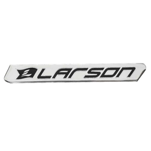 Larson Båt Raised Dekaler 8154093 | 6 3/4 x 7/8 Inch Silver Black
