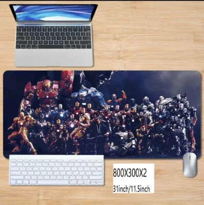 New Mouse Keyboard Pad.800MMx300MMx2MM/31inch/11.5inch. - Image 1 of 4