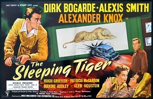 SLEEPING TIGER 1954 Dirk Bogarde, Alexis Smith, Alexander Knox TRADE ADVERT - Picture 1 of 1
