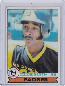 1979 Topps Baseball Card #116 Ozzie Smith Rookie San Diego Padres - Ex