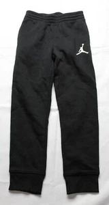 Jordan Boys' Stretchy Soft Midweight Jumpman Jogger Pants WR4 Black Small NWT - Picture 1 of 5