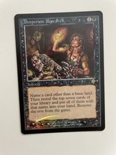 MTG FOIL INVASION DESPERATE RESEARCH NM MAGIC THE GATHERING SORCERY RARE BLACK