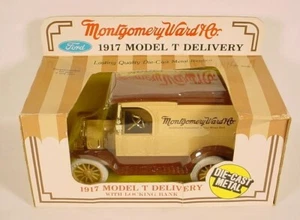 Vintage ERTL Montgomery Ward Beige Ford 1917 Model T Delivery 1:25 - Picture 1 of 1