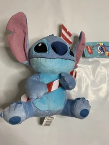Disney Lilo & Stitch Holiday Plüschtier Kuscheltier 8 Zoll Weihnachtsgeschenk Neu mit Etikett neu - Bild 1 von 2