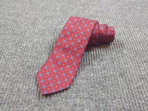 Brooks Brothers Tie Mens Red Blue Silk USA Business Makers Classic Business - Picture 1 of 7