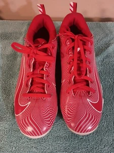 New Nike Vapor Fastflex Football Cleats Shoes Red And White Size 6 1/2 - Picture 1 of 7