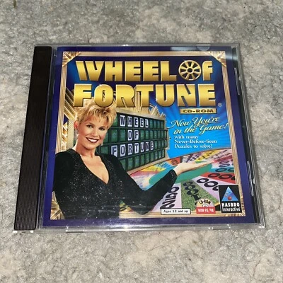 WHEEL OF FORTUNE by Hasbro PC CD-ROM 1st Edition Video Game 1998 - Image 1 of 4