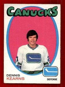 1971-72 O-Pee-Chee #231 Dennis Kearns RC Rookie EX