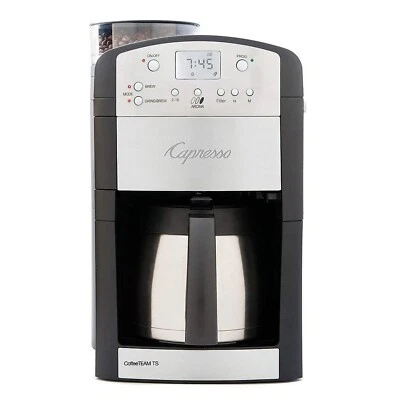 Capresso 465 CoffeeTeam TS 10-Cup Digital Coffeemaker with Conical Burr Grind... - Image 1 of 4