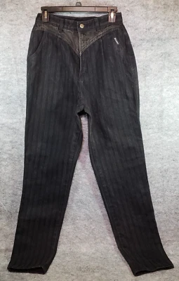 Rockies Jean Women Size 11/12, Inseam 36 (Style:222216) Black w/ Western Cowgirl - Image 1 of 4