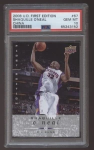 2008-09 Upper Deck First Edition China Shaquille O'Neal PSA 10 Gem Mint #67 Suns - Picture 1 of 2