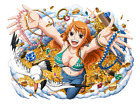 Nami One Piece wetterfester Anime-Aufkleber 6 Zoll Autoaufkleber