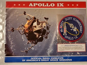 1990s Willabee & Ward Official National NASA Patch Apollo 9 - Picture 1 of 3