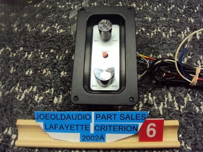 Tornillos de montaje y red cruzada Lafayette Criterion 2002A. Leer más abajo probado Foto 1 de 4