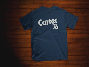 Jimmy Carter 1976 Campaign Carter 76 Logo T-Shirt - Picture 1 of 15