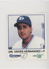 1989 Merchants Bank Syracuse Chiefs Xavier Hernandez