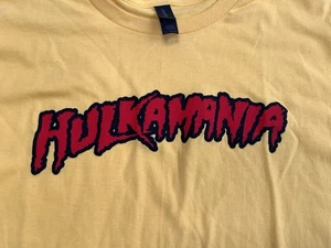 Hulk Hogan Amarillo Hulkamania Camiseta Manga Corta Talla 3XL NUEVO SIN ETIQUETAS - Imagen 1 de 3
