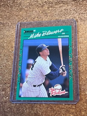 1990 Donruss Baseball The Rookies # 26 Mike Blowers RC - Image 1 of 2