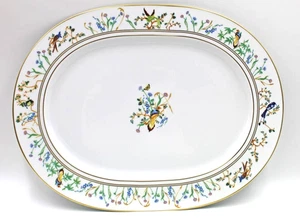 Tiffany & Co Porcelain Audubon China Pattern 14” Oval Serving Platter - Picture 1 of 2