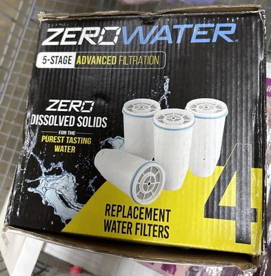Zero Water 5 Stage Advanced Filtration 4 Pack Replacement Water Filters - Image 1 of 4