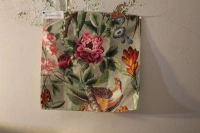 Brunschwig & Fils Pheasans Floral with Pheasants Various Colors and Sizes - Image 1 of 4