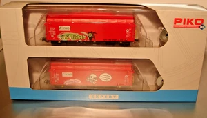 Piko HO:   58257 Schiebeplanwagen Set   Neu +  OVP - Bild 1 von 2