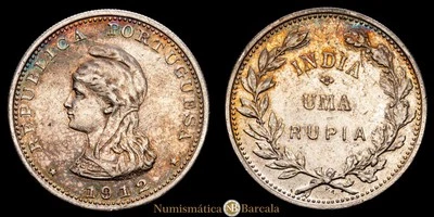  Индия Португалия Рупия (1912 г) 1912 Индия Португалия KM-18 EBC- - Изображение 1 из 3