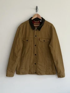 Chaqueta Levis Trucker Fresh Leaves Justin Timberlake Lona Tostada XL  - Imagen 1 de 16
