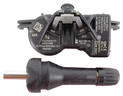 Sensor de pressão de pneu original do fabricante Nissan Rogue Altima TPMS com haste 40770-4CB1B - Imagem 1 de 4