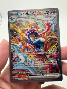 Tarjeta Twilight Masquerade SIR #214/167 Greninja EX PAQUETE COMO NUEVO FRESCO - Imagen 1 de 5