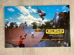 CCS Skateboard Catalog Vintage Spring 2000 Chad Muska Cover VTG Skateboarding - Picture 1 of 24