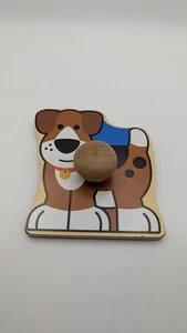 Melissa And Doug House Pets Jumbo Knob Puzzle Replacement Piece - Dog - Picture 1 of 2