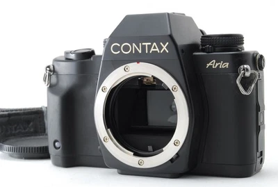 【Exc+5 w/Data back D-9 】 Contax Aria 35mm Film SLR Camera Body From JAPAN - Image 1 of 4